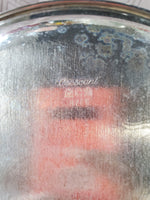 Round Footed Silverplate Covered Dish