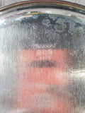 Round Footed Silverplate Covered Dish