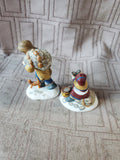 Department 56 Dickens' Village "A Treasure from the Sea" 2 Piece Figurine Set