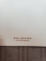 (A) 1993 Hill Design Inc. Ceramic "Bride's Album Quilt" Tile