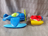 Pair of Plastic Airplane Toys