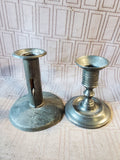 Pair of Metal Candlesticks