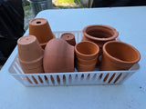 16 Piece Miniature Terracotta Pot Lot