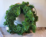 Lighted Holiday Wreath with Ornaments WORKS