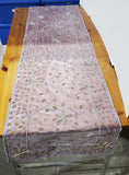 Purple Sheer Beaded Tablerunner