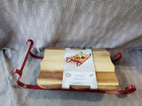 Pier 1 Wooden Sleigh Serving Board UNUSED
