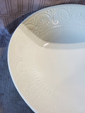 Maioliche Jessica White Ceramic Serving Bowl