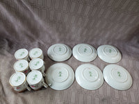 12 Piece Hammersley & Co. Demitasse and Saucer Sets