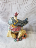 Native American Woman Resin Statue