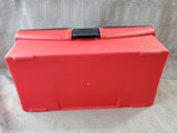 Red and Black Plastic Tool Box