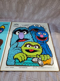 (C) Pair of Vintage Playskool Wood Puzzles