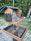 Wild Birds Unlimited Eco-Tough Classic Feeder w/Seed Catcher Tray on Post *Read Description*
