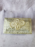 Vintage Ornate Brass Rocking Ink Blotter