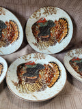Set of 7 Williams-Sonoma Plymouth Turkey Salad Plates
