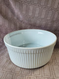 White Souffle Dish