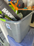 Worx 20v Lawn Care System, Blower, Two TString Trimmers/Edgers, Five Batteries and Charger