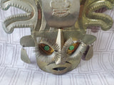 Metal Colombian Folk Art Mask