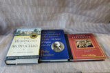 Lot of 3 Colonial Family Books