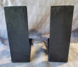 Pair of SPI Heavy Ornate Cast Iron Bookends