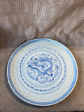 5 Piece Asian Inspired Blue and White Rice Eye Dish Lot AS IS—READ DESCRIPTION CAREFULLY**
