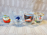 (B) 4 Piece Lot of Shot Glasses