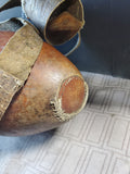 African Folk Art Milk Blood Drinking Gourd