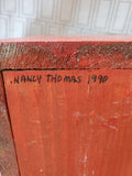 Nancy Thomas Folk Art Wooden Duck Box