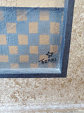 Blueberry Plant Painting on Wood Signed T. Sears