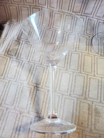 Set of 4 Clear Glass Martini Glasses