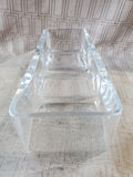 Heavy Glass 3 Sectioned Relish Dish