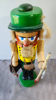 Original Steinbach Volkunst Fishing Nutcracker