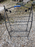 Black Metal Wire Planter Shelf