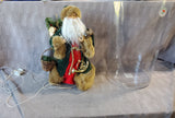 Lighted Santa Tree Topper WORKS