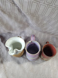 Lot of 3 Pottery Mugs