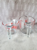 Pair of Glass Liquid Measuring Cups