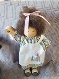 Ladie and Friends Lizzie High Doll Older Sister Doing a Perm on Little Sister Doll