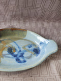 Signed Pottery Au Gratin Dish