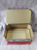 Tin Christmas Cookie Container