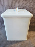 White Metal "Sugar" Container