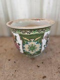 Asian Style Ceramic Peacock Planter
