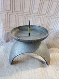 Black Metal Pillar Candle Holder