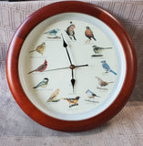 Quartz Bird Song Wall Clock WORKS
