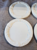 Set of 4 Ceramic Grape Motif Coasters