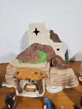 Department 56 Heritage Village Collection "Little Town of Bethlehem Series" 12 Piece Figurine Set WORKS