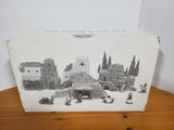 Department 56 Heritage Village Collection "Little Town of Bethlehem Series" 12 Piece Figurine Set WORKS