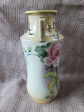 Hand Painted Double Handled Vase