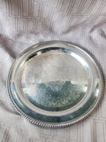 Webster & Wilcox Round Silverplate Serving Tray
