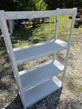 White Lightweight Plastic Shelving Unit