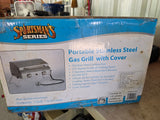 Sportsman Series Portable Stainless Steel Gas Grill w/Cover, Original Unopened Packaging