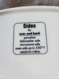 Sides by Over and Back Porcelain Serving Bowl